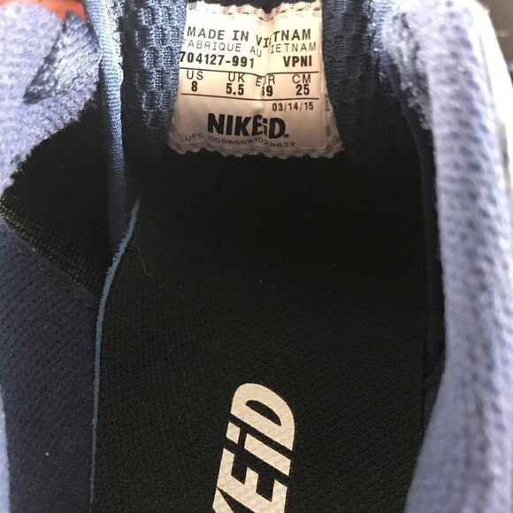 NEW NIKE AIR MAX Lunar 1 NIKE ID Navy Custom wms 8 - Picture 6 of 6